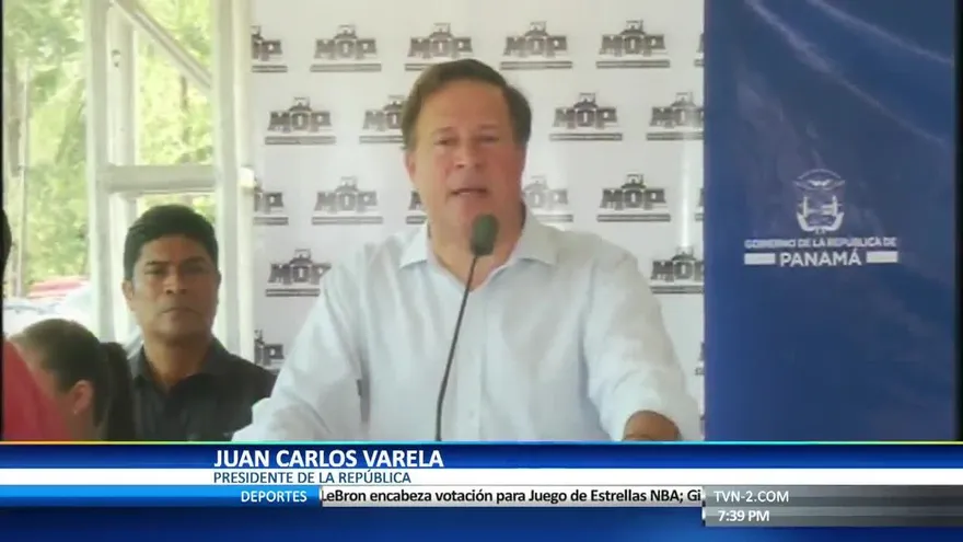 Presidente Varela dice que es atacado por cuestiones políticos