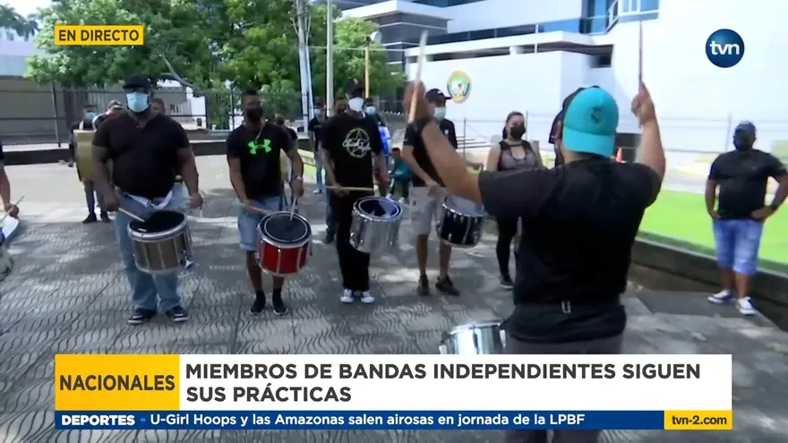 Bandas independientes se preparan para dianas privadas para celebrar el mes de la patria