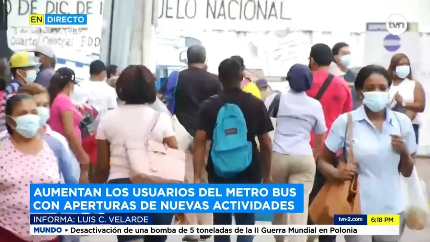 Aumentan los usuarios del Metro Bus con aperturas de nuevas actividades