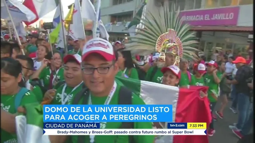 Domo de la Universidad de Panamá ya está listo para recibir peregrinos
