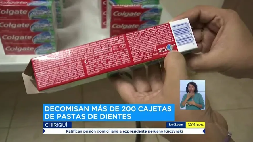Decomisan pastas dentales sin registro sanitario