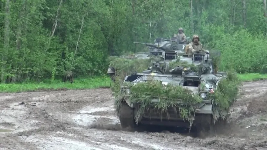 Maniobras militares de la OTAN en Estonia, a las puertas de Rusia