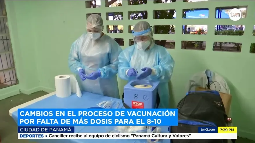 Cambios en el proceso de vacunación por falta de más dosis para el 8-10