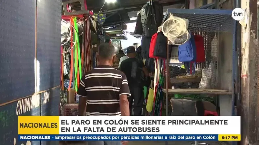 Negocios con tímida reapertura en Colón