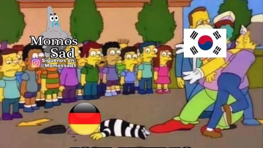 Memes de lospartidos de Alemania vs. Corea y México vs. Suecia