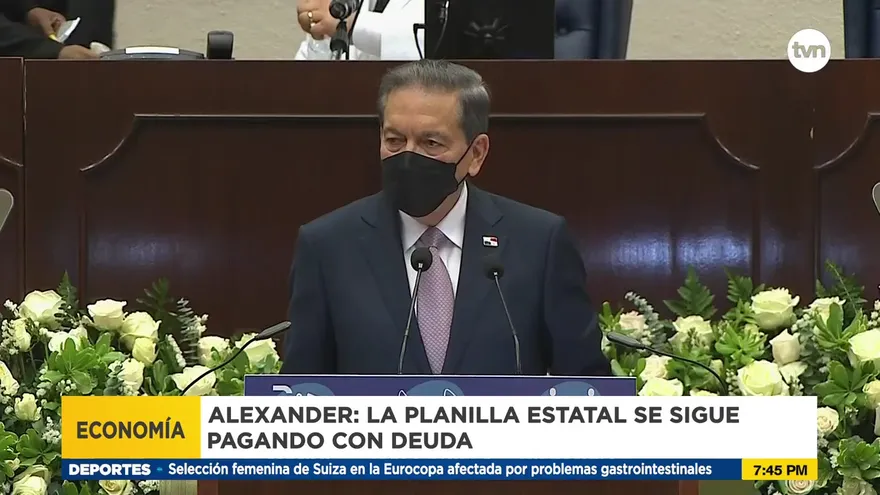 Planilla estatal se paga con préstamos y deudas, admite Alexander