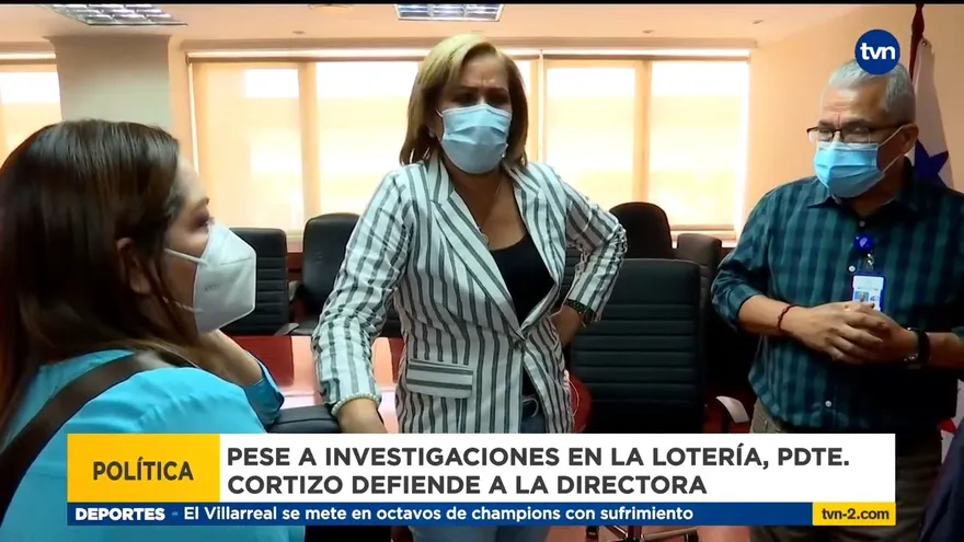 Cortizo defiende a la directora de la Lotería Nacional