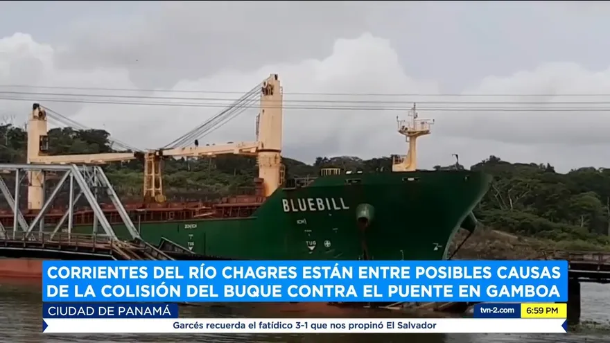 Corrientes del Río Chagres está entre posibles causas de la colisión del buque