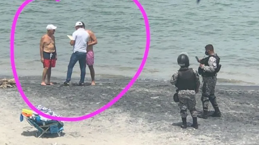 Sancionan al alcalde Fábrega con $5 mil por violar el toque de queda e ir a una playa en el Oeste. Foto/Redes Sociales