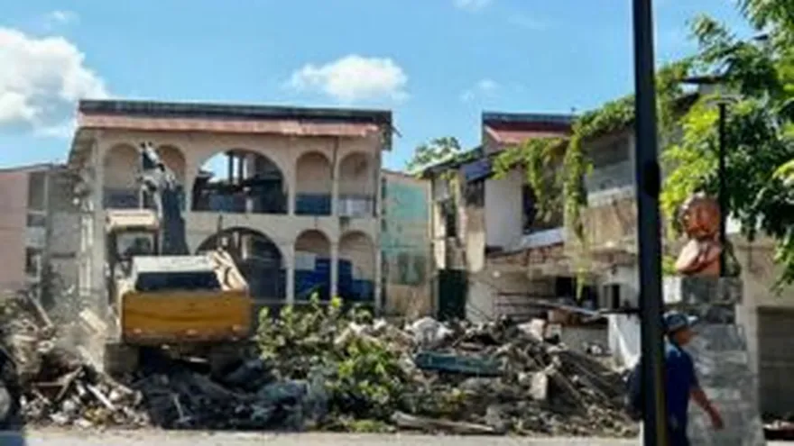 Centro histórico de Colón en fase de remodelación.