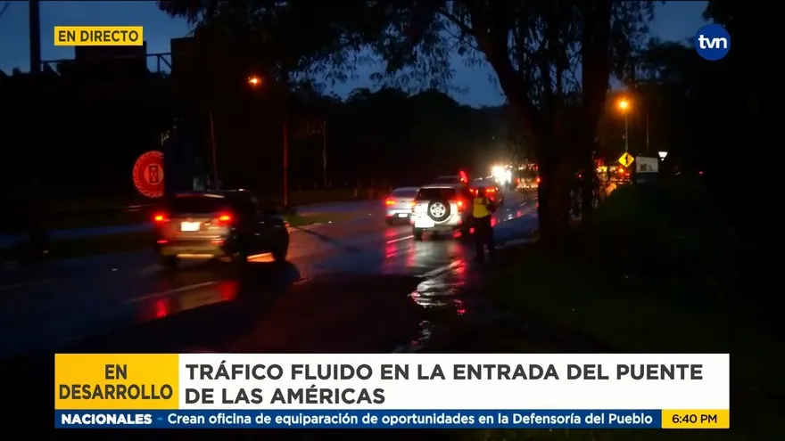 Director de Operaciones del Tránsito brinda reporte sobre tráfico a Panamá Oeste