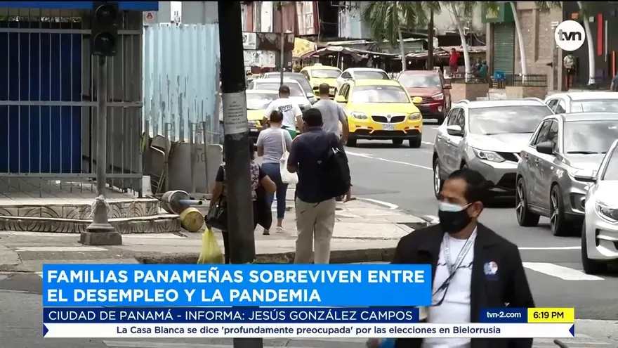Familias panameñas sobreviven entre el desempleo y la pandemia