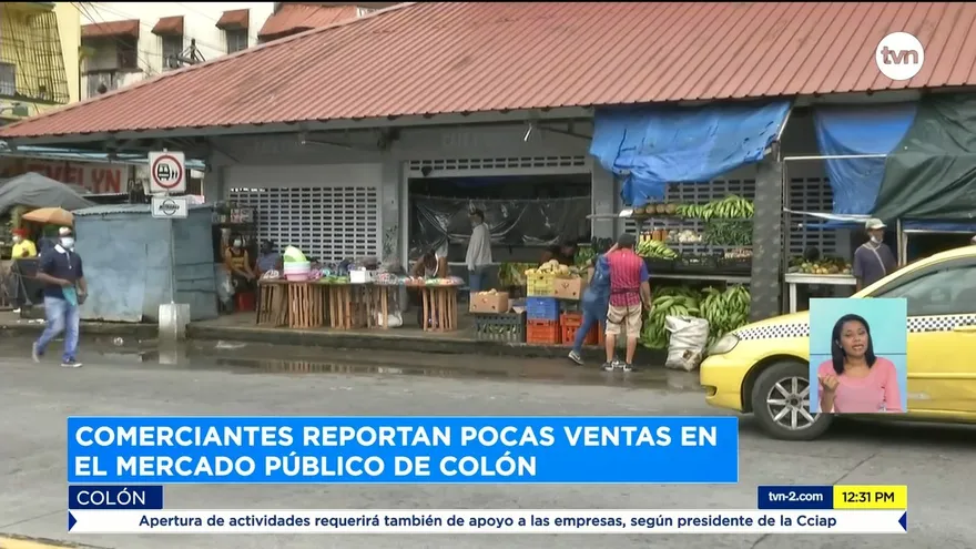 Ventas en Mercado Público de la provincia de Colón disminuyen