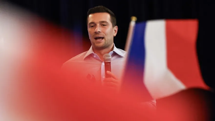 Jordan Bardella, dirigente de extrema derecha francés