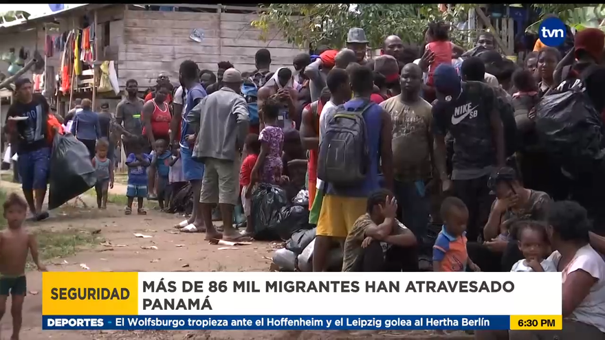 Más de 86 mil migrantes han realizado su paso por el país este año