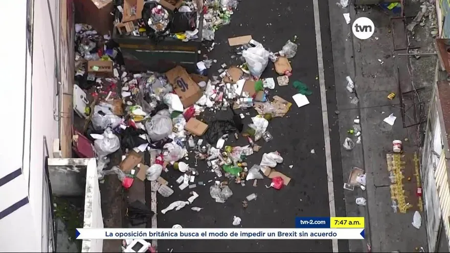 Mala disposición de la basura en La Peatonal