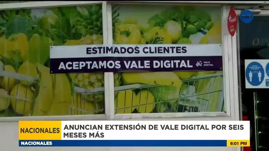 Extienden el vale digital por seis meses