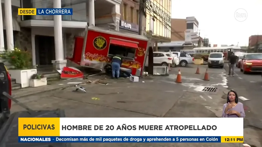 Un muerto por atropello en La Chorrera