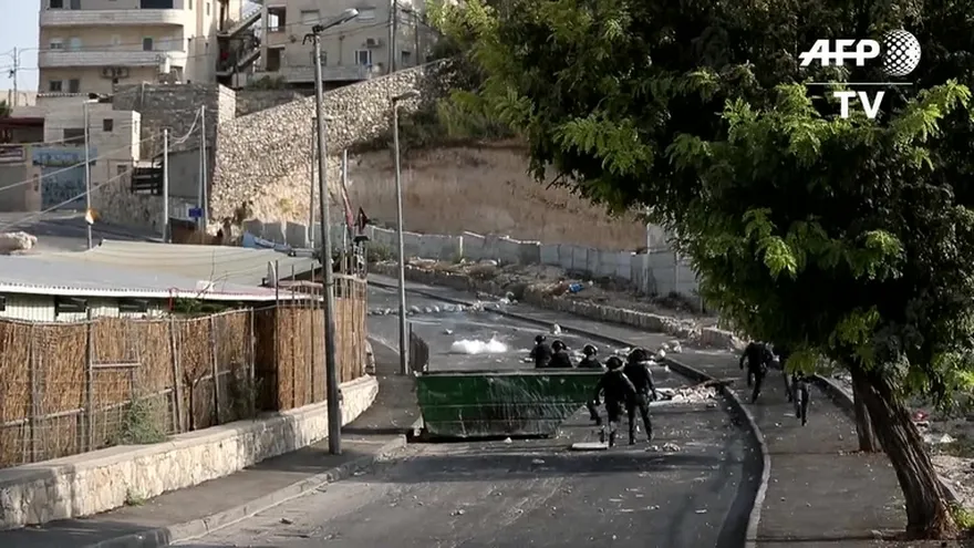 Choque entre la policía y palestinos en Jerusalén