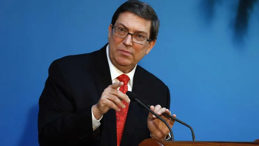 En la imagen, el ministro de Relaciones Exteriores cubano, Bruno Rodríguez Parrilla.
