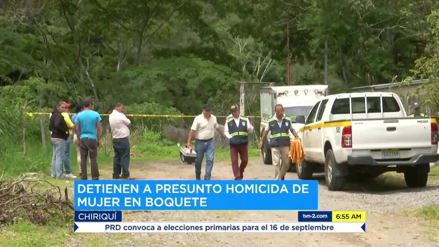 Capturan a sospechoso de feminicidio en Boquete