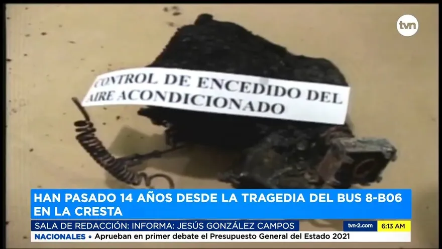 Catorce años de la tragedia del bus 8B-06