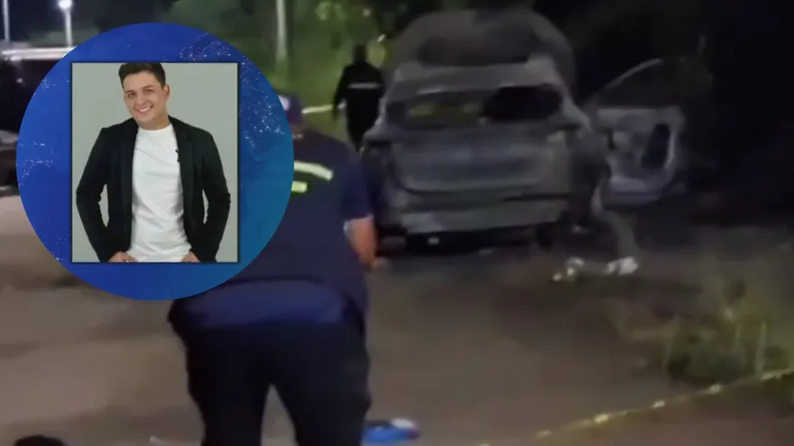 Vehículo encontrado calcinado era de joven desaparecido Esteban De León