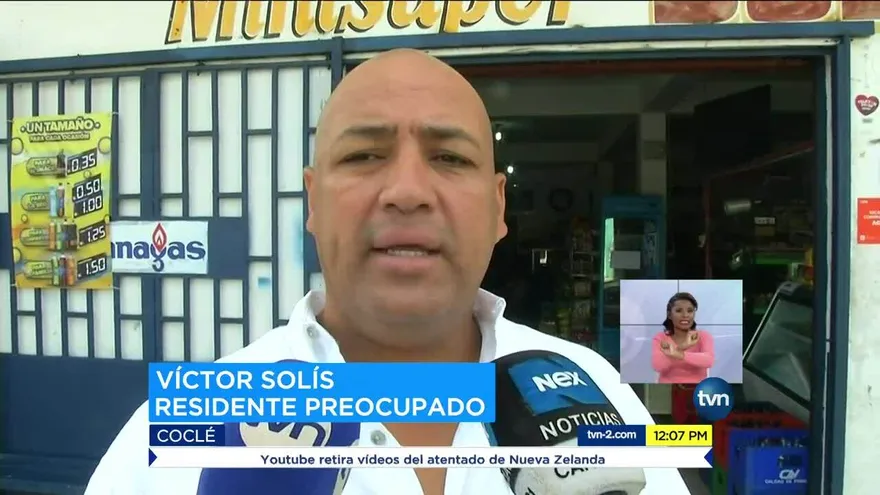 Roban en minisúper en Penonomé