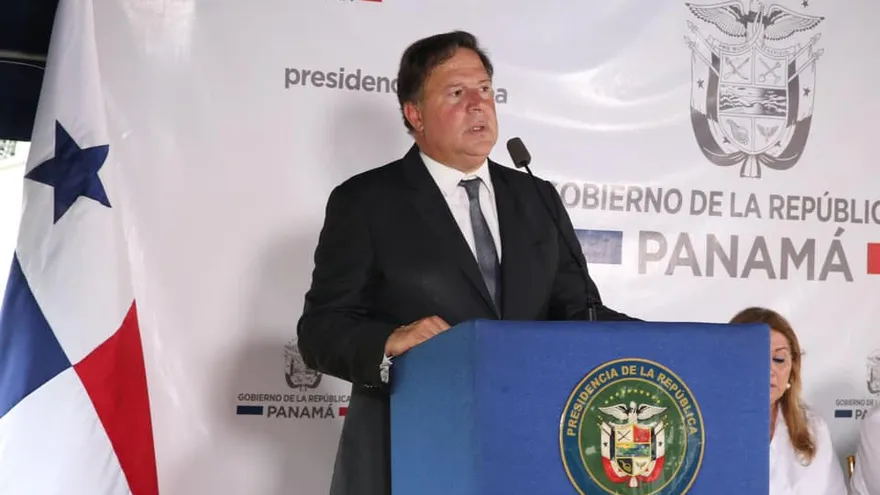 El expresidente de la República de Panamá, Juan Carlos Varela.