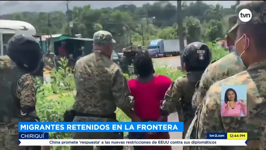 Migrantes haitianos escapados fueron nuevamente llevados hacia un albergue en Chiriquí