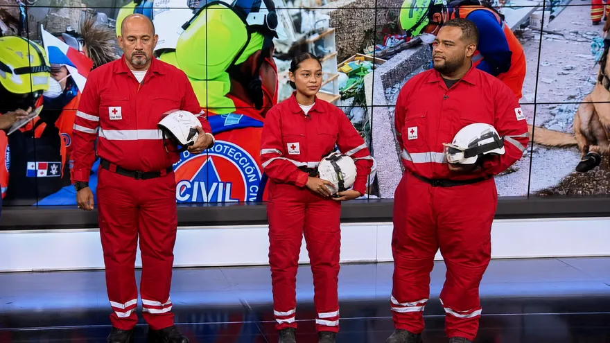 Miembros de la Cruz Roja que estuvieron en Venezuela
