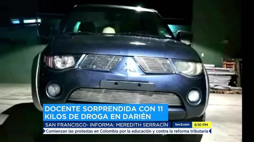 Mantienen detención provisional a educadora capturada con cocaína en Darién