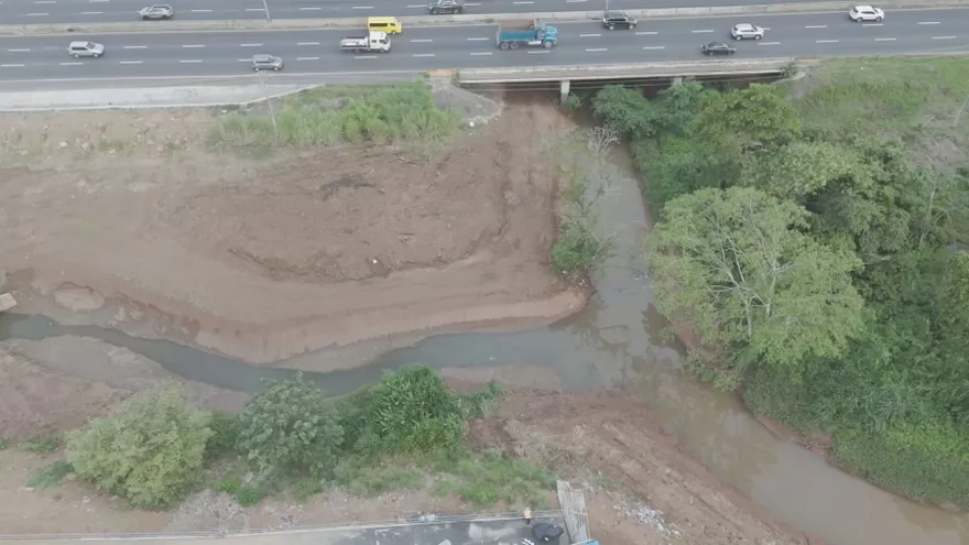Trabajos de dragado del MOP en Panamá Oeste