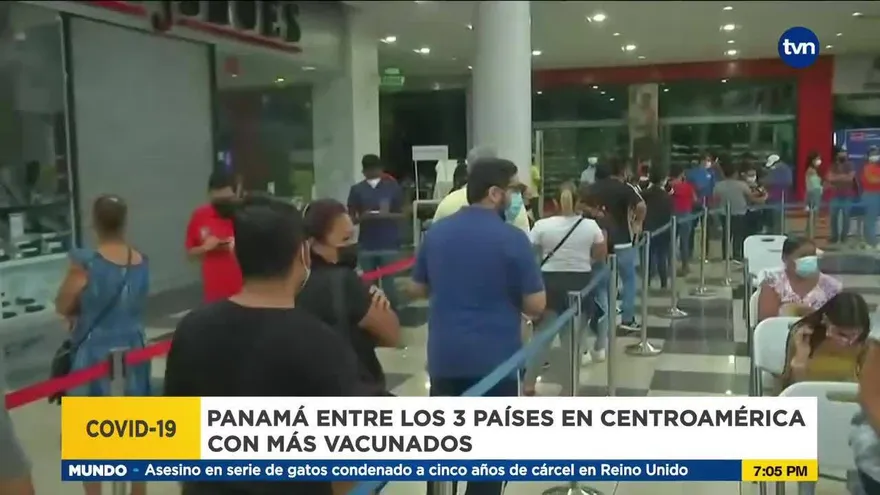 Panamá se encuentra entre los 3 países en Centroamérica con mayor población vacunada