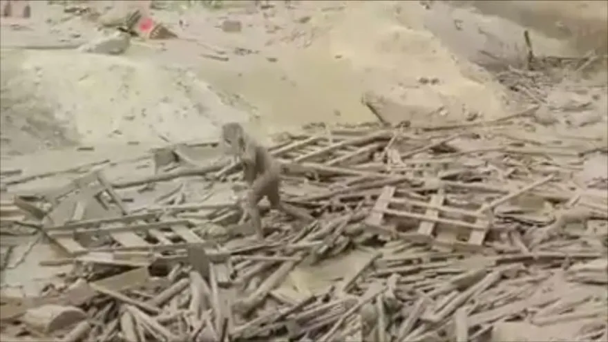 Circulan impactantes imágenes de un deslave en Perú