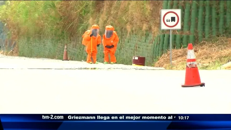 Derrame en el Corredor Norte