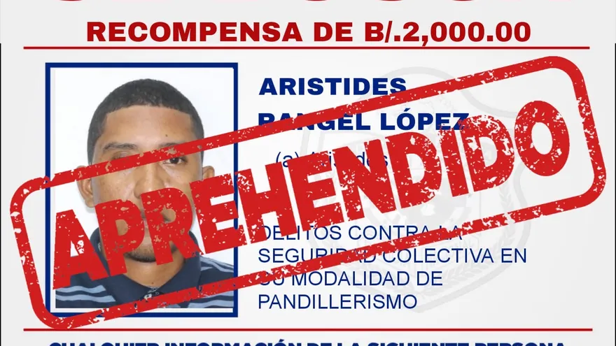 Cae 'Aristides', el quinto hombre más buscado con recompensa