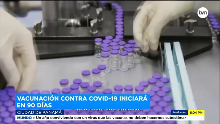 Vacunación contra el covid-19 en Panamá será en 90 días