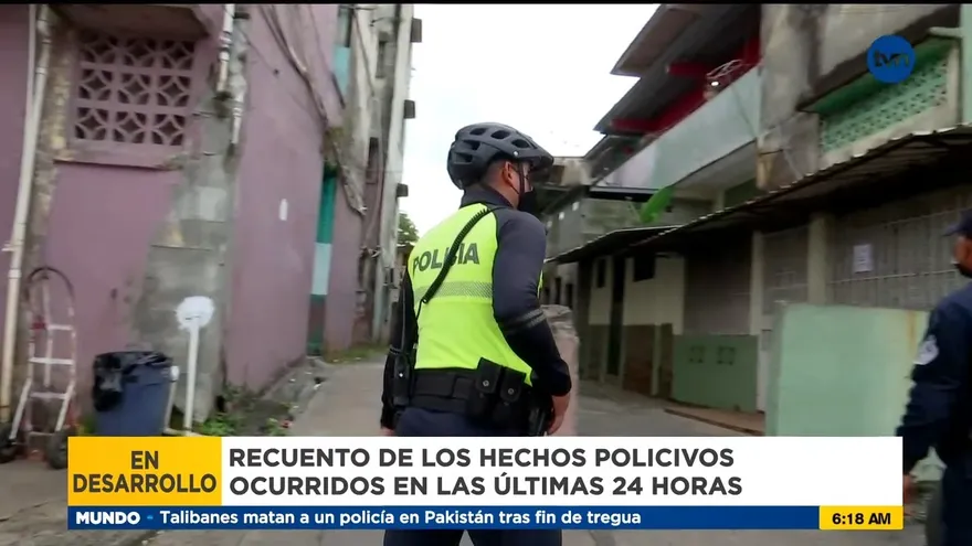 Recuento de hechos policivos durante el fin de semana