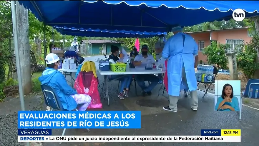 Realizan evaluaciones médicas a los residentes de Río de Jesús
