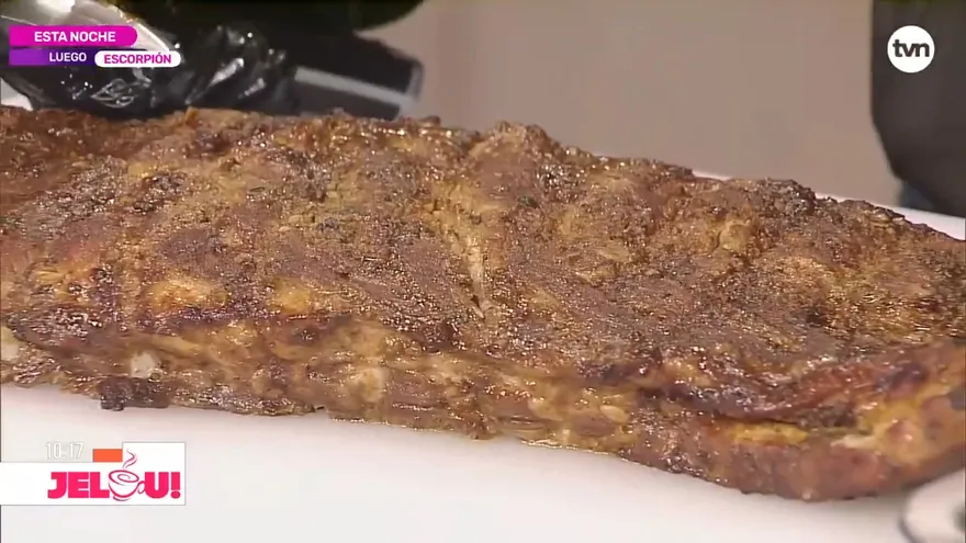 Receta: Almojabano con baby back ribs (Final)