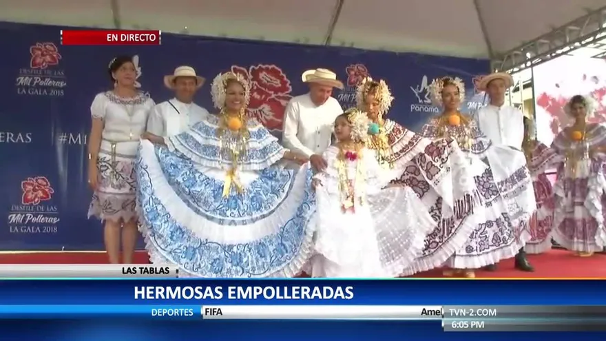 Samy y Sandra Sandoval, panameños orgullosos en las Mil Polleras