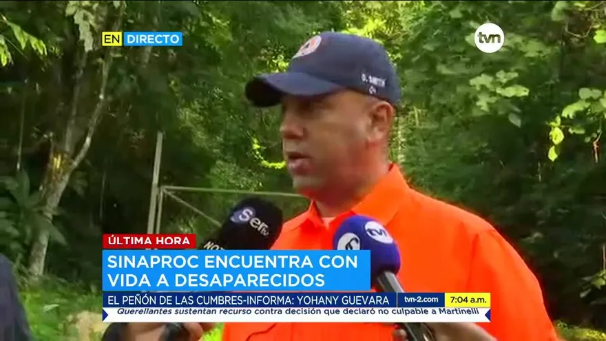 Sinaproc informa sobre rescate de jóvenes desaparecidos