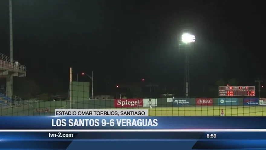 Los Santos ganó 9-6 a Veraguas
