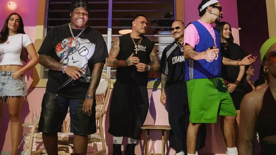 Sech dijo presente en la residencia de Bad Bunny en Puerto Rico