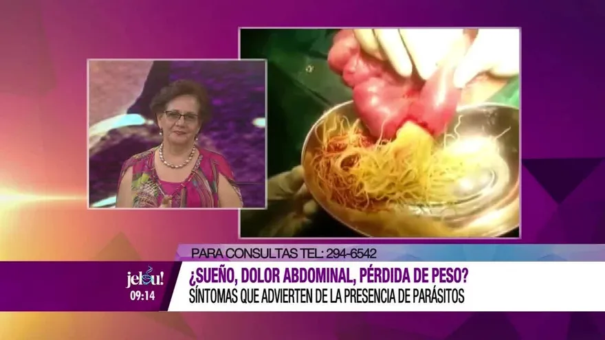 Sueño, dolor abdominal, perdida de peso. Síntomas que advierten de la parecencia de un parásito