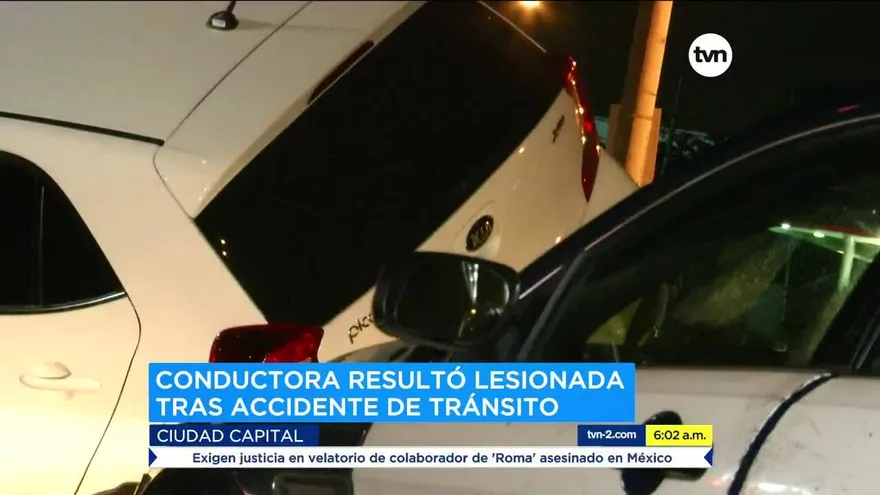 Una persona lesionada por accidente de tránsito en la vía Domingo Díaz