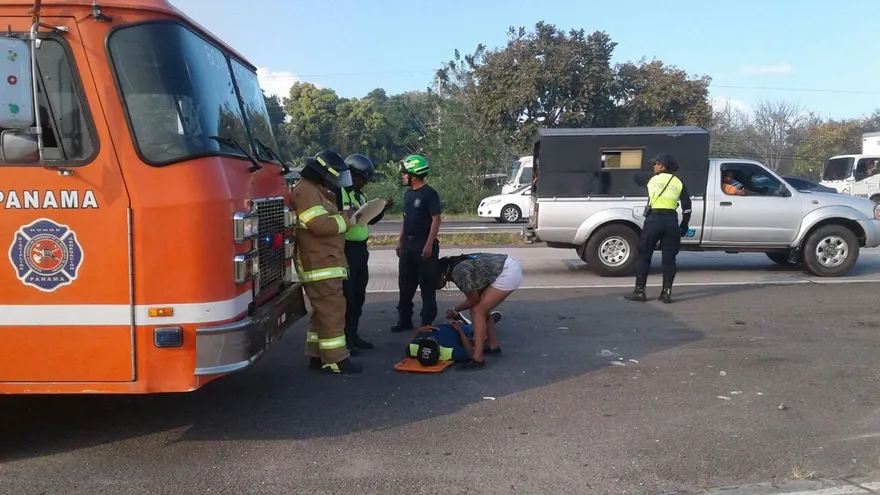 Accidente en Antón deja múltiples heridos. Fotografía @BCBRP