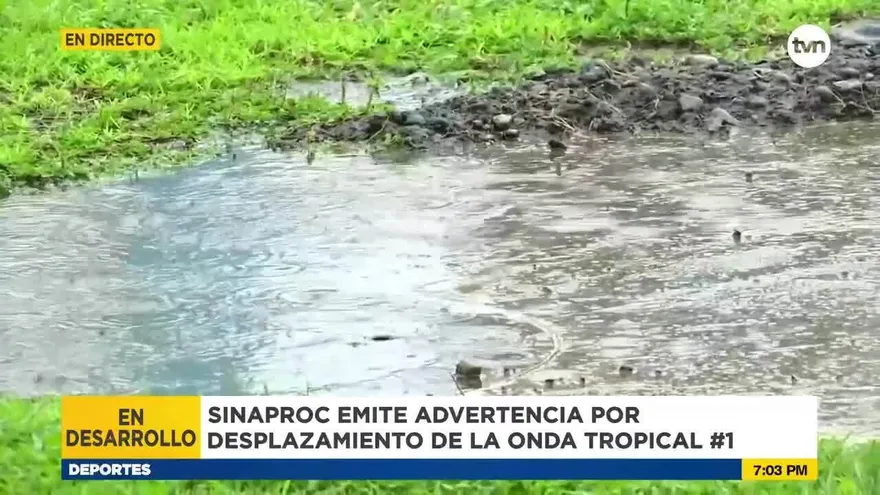 Advertencia por desplazamiento de Onda Tropical #1