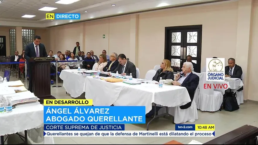 Decretan receso en la audiencia a Martinelli